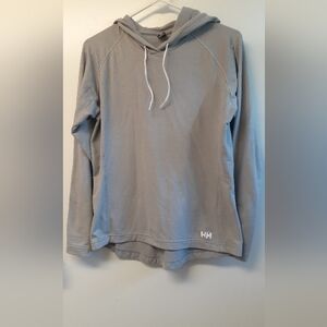 Light grey Helly Hansen long sleeved shirt - size medium